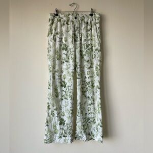 Zara Botanical Print Pants